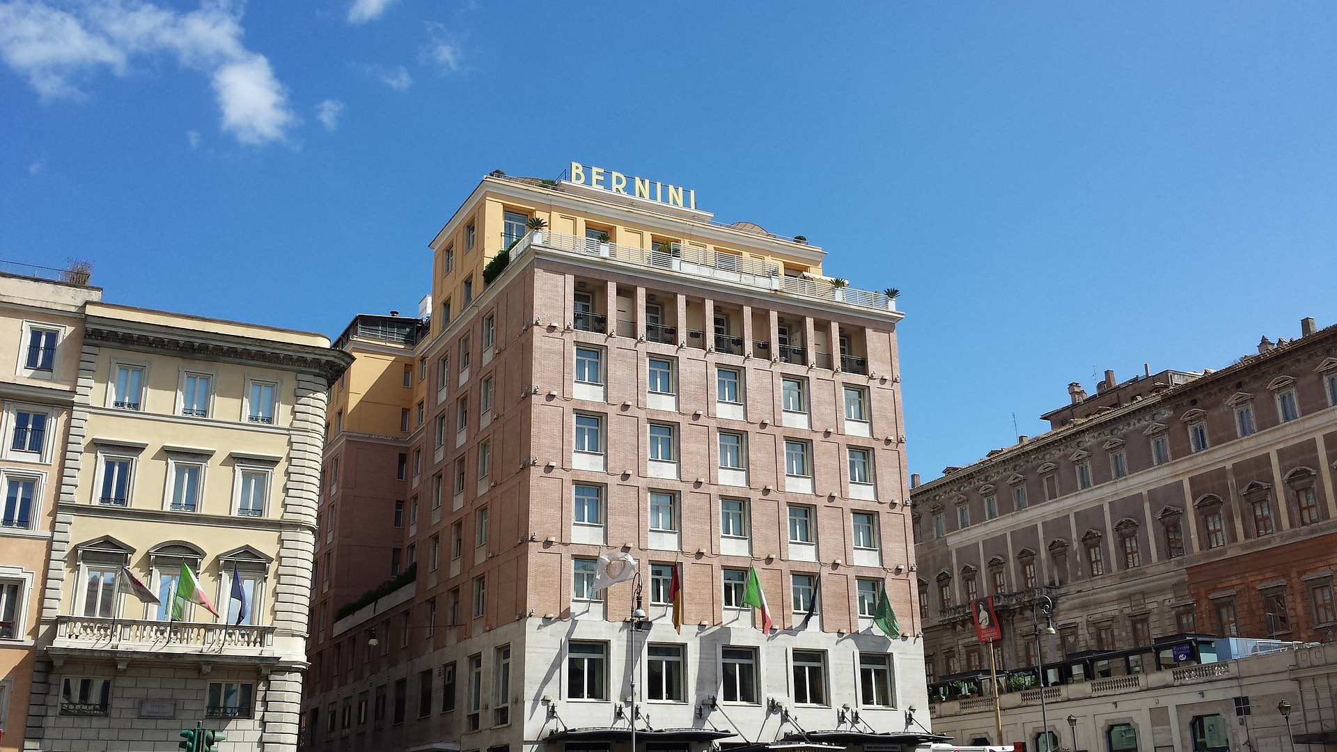 Romantische AtmosphÀre in Rom 54 Hotel Bernini in Rom.