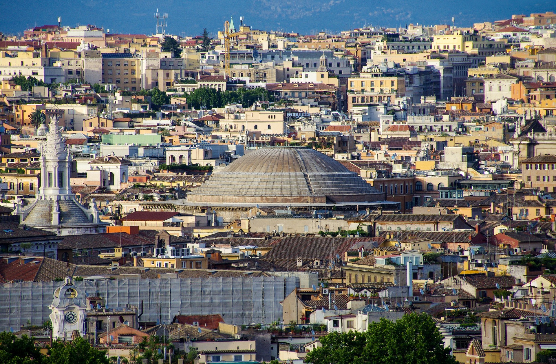 Panorama in Rom.