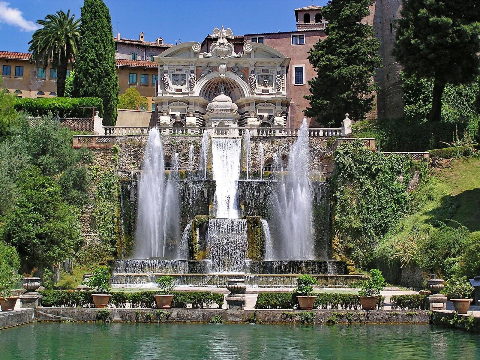 Tivoli: Villa d'Este & Hadriansvilla – Tagesausflug ab Rom 2026 5 Wasserspiele und Brunnen der Villa d'Este in Tivoli bei Rom